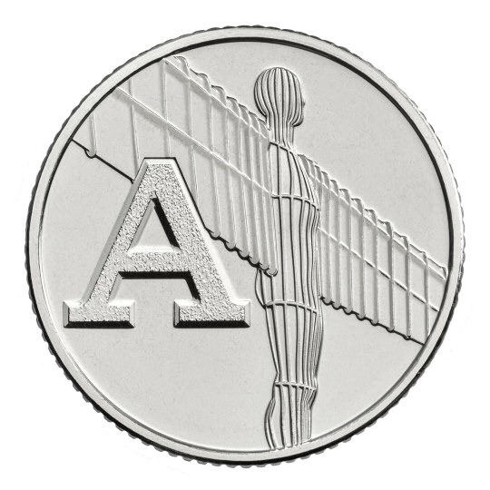 2018 10p Coin A - Angel of the North