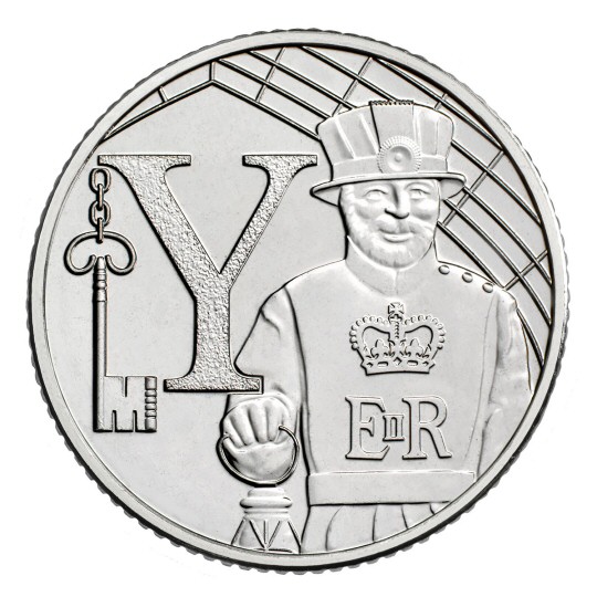 2018 10p Coin Y - Yeoman Warder