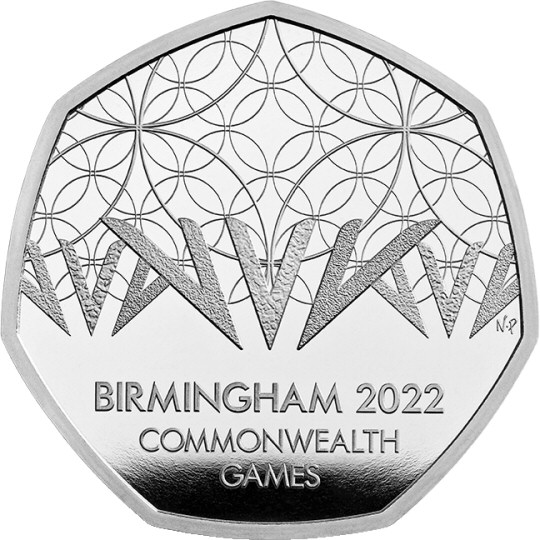 Birmingham 2022 Commonwealth Games 50p Brilliant Uncirculated Coin