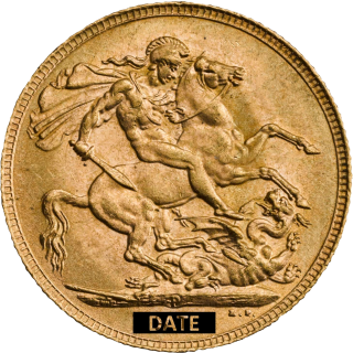 Reverse: George V 1929 Sovereign P (Perth Mint)
