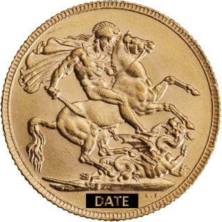 Reverse: George V 1912 Gold Sovereign