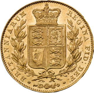 Reverse: Victoria 1839 Gold Sovereign