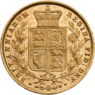 Reverse: Victoria 1874 Sovereign