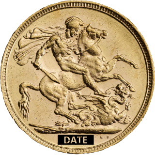 Reverse: Victoria 1881 Sovereign M (Melbourne Mint)