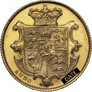 Reverse: William IV 1835 Gold Sovereign