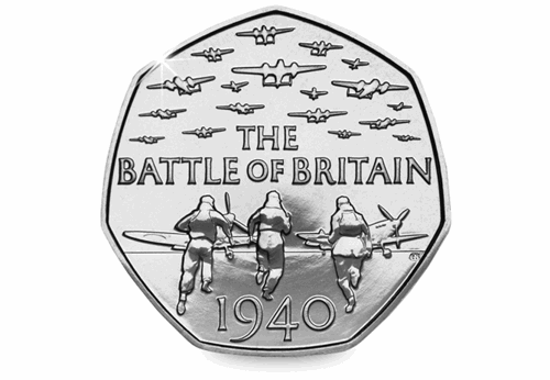 The UK Battle of Britain 50p