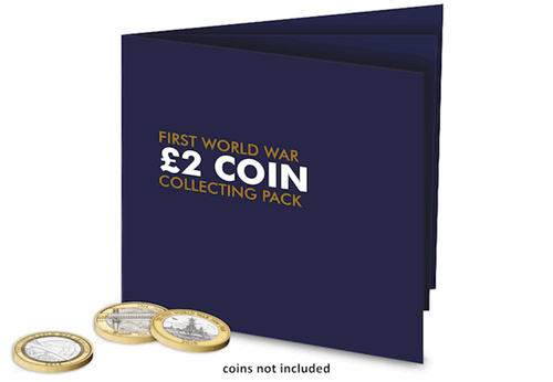 2018 WWI £2 Coin Collecting Pack