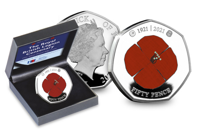 Own the RBL Centenary Heritage Silver Proof 50p