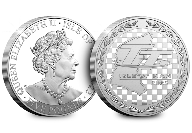 Silver Proof £5 marks return of the Isle of Man TT