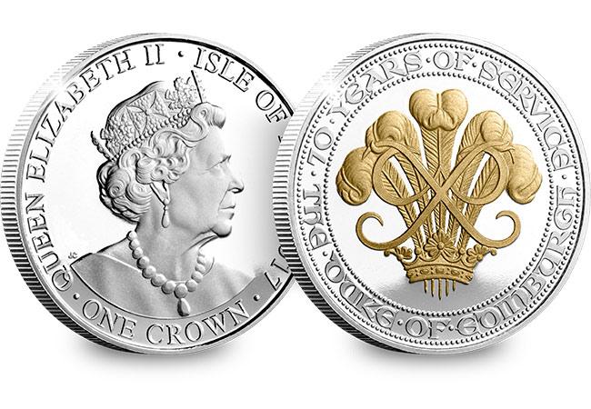 Prince Philip Proof Crown Coin - honouring his 70 years of service