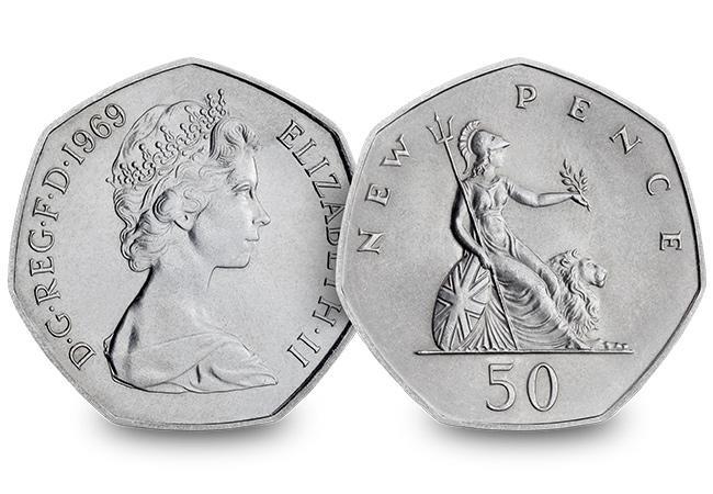 Secure a 1969 UK Britannia 50p