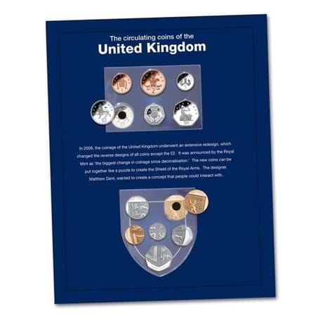 Can you make the Royal Arms Shield from the coins in your pocket?