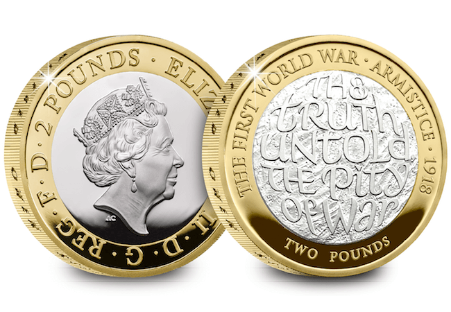 Own the UK First World War £2 with a surprisingly low edition limit