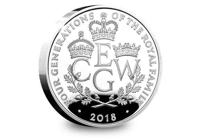 Own the Four Generations of Royalty Silver Proof £5 with a deposit of £16.50