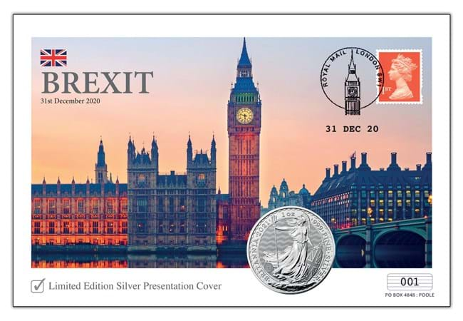 Own the BREXIT Cover that marks the UK’s OFFICIAL EU departure