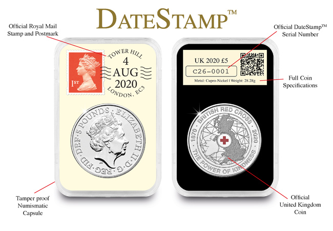 Limited to JUST 500 collectors – UK £5 DateStamp™ Issue