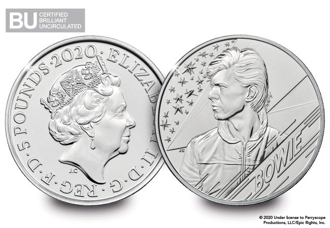 Music Legend, David Bowie, features on a UK coin!