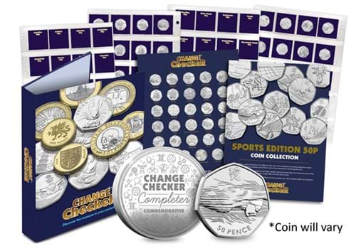 Sports Edition 50p Collecting Pack