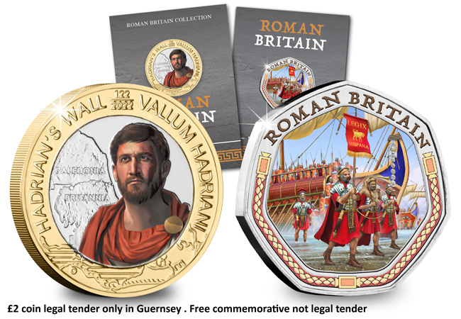 JUST RELEASED – OFFICIAL ROMAN BRITAIN £2 COIN