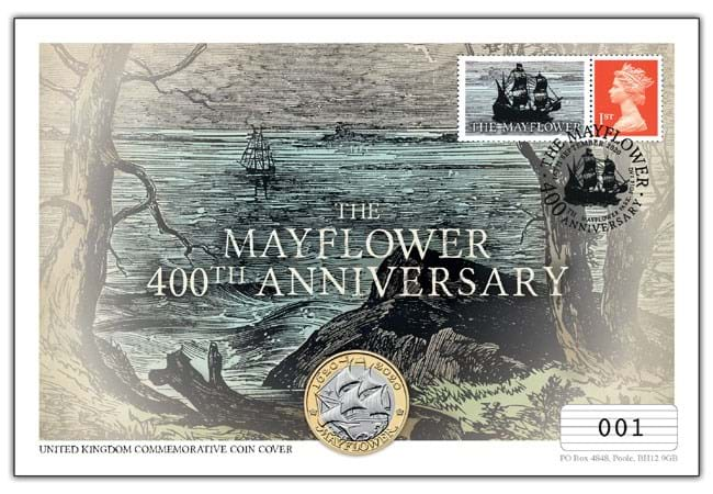 2020 UK £2 Coin Cover marks 400 years since historic Mayflower voyage