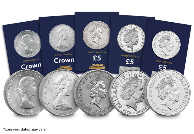 QE II Crown Coin Portraits Pack