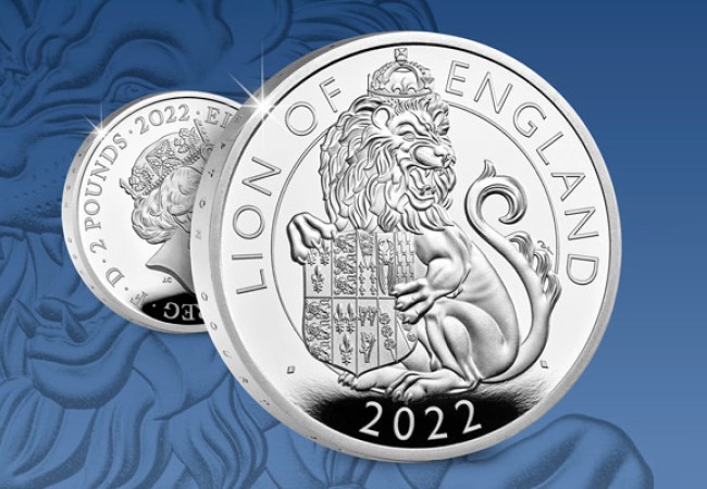 Lion of England Silver 1oz: The Royal Tudor Beasts