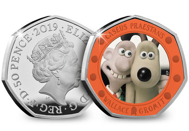 Wallace and Gromit Silver Proof 50p