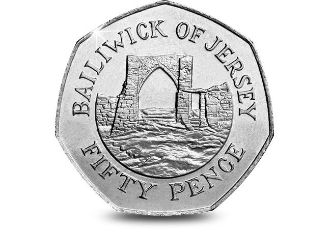 Bailiwick of Jersey 50p Coin.