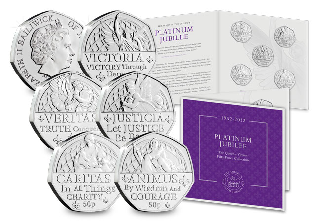 The Virtues of the Queen 50p Coins — Own the 50p Coin Set