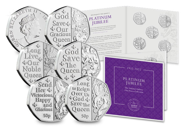 The National Anthem 50p Coins — Own the 50p Coin Set