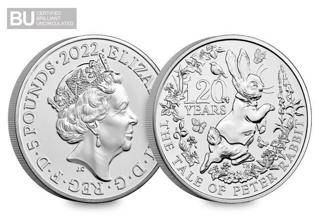 2022 UK Peter Rabbit™ CERTIFIED BU £5