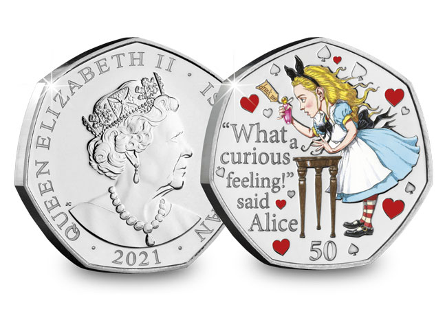 The Alice’s Adventures in Wonderland BU 50p - Special Colour Edition