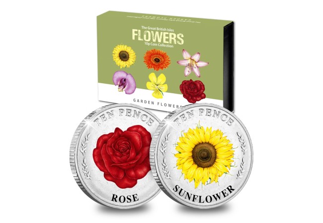 Start collecting your Garden Flowers 10p Set today