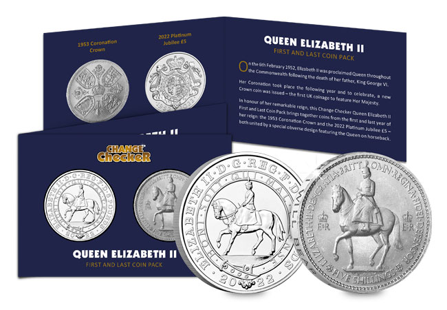 Queen Elizabeth II First & Last Year Coin Pack