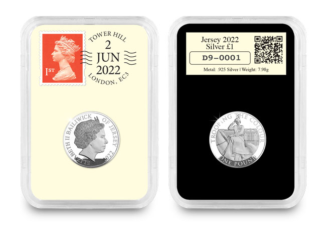 The FIRST Trooping the Colour DateStamp™ Silver £1!