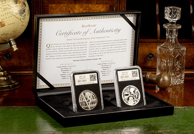 The Silver Proof Queen Victoria DateStamp™ release…