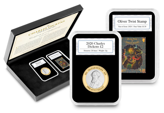 OVER 85% SOLD: The Charles Dickens Limited Edition 150th Anniversary £2 Coin