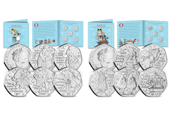 The COMPLETE Alice’s Adventures in Wonderland 50p Collection