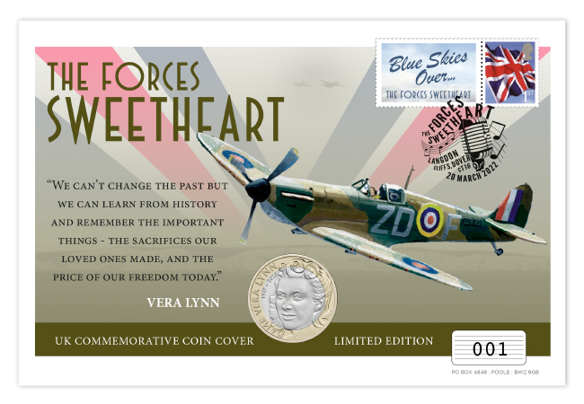 The Forces Sweetheart BU £2 Coin Cover