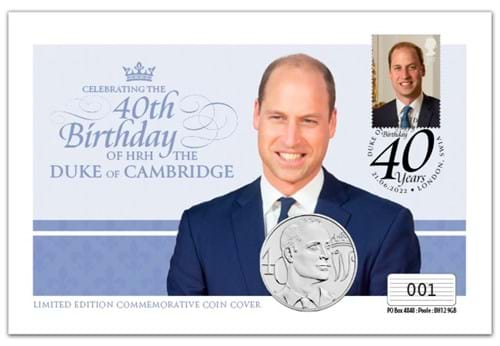 Mark Prince William’s 40th Birthday with the £5 BU Cover