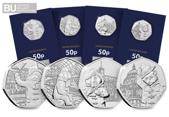 Paddington with the Queen BU 50p Set