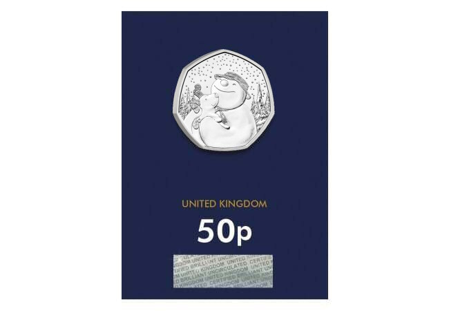 2022 UK Snowman and the Snowdog CERTIFIED BU 50p