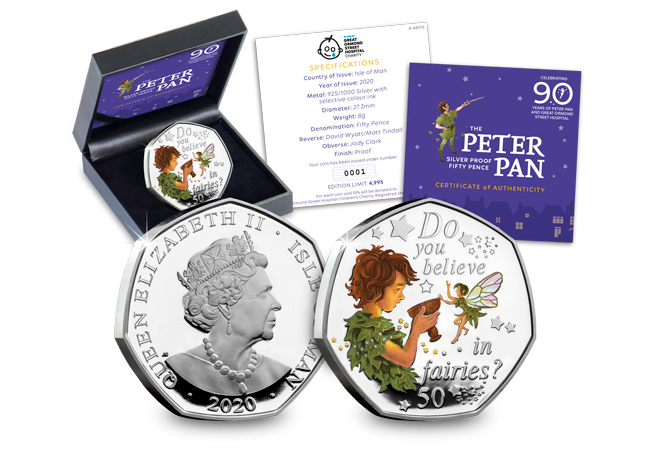 2020 Peter Pan Silver Proof 50p