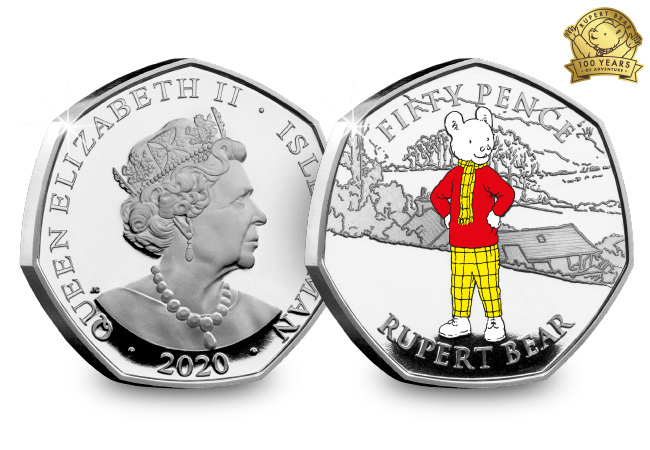 Own the WORLD’S FIRST Silver Proof Rupert Bear 50p