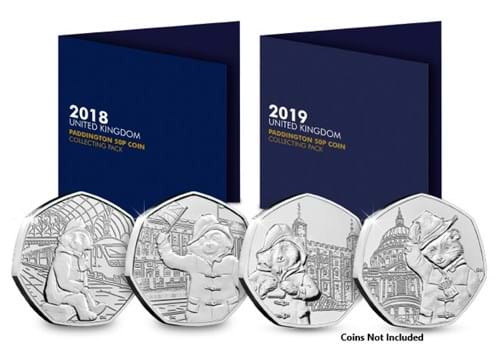 The Paddington 50p Collector Packs