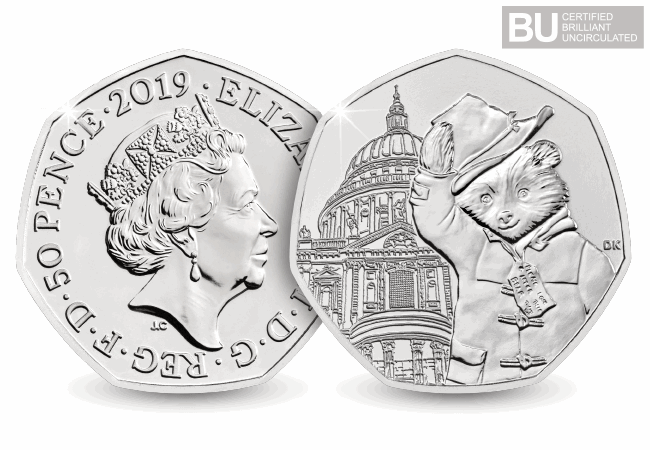 2019 UK Paddington™ at St. Paul's Cathedral CERTIFIED BU 50p