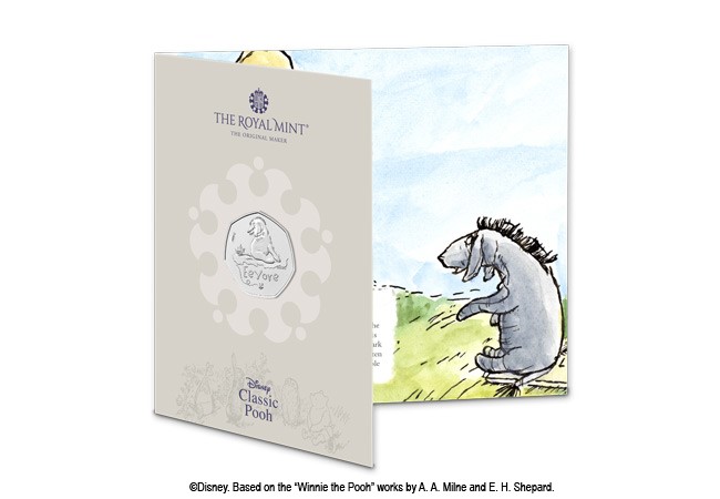 UK 2022 Eeyore 50p BU Pack