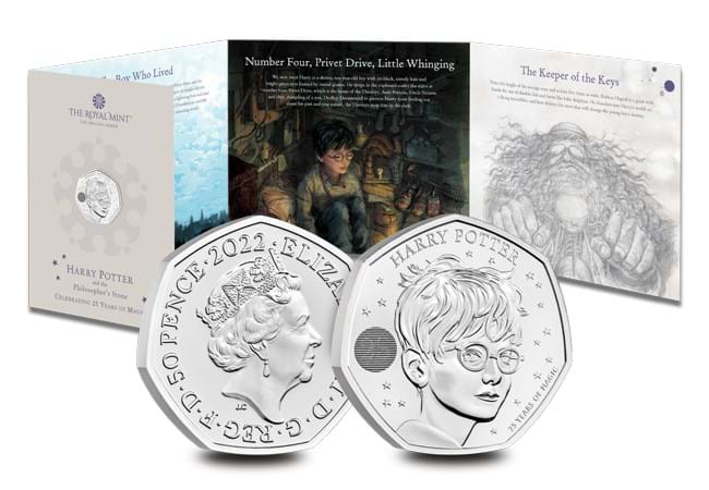 The UK's First Harry Potter 50p BU Pack