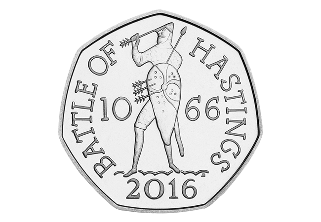 2016 UK Battle of Hastings Circulation 50p