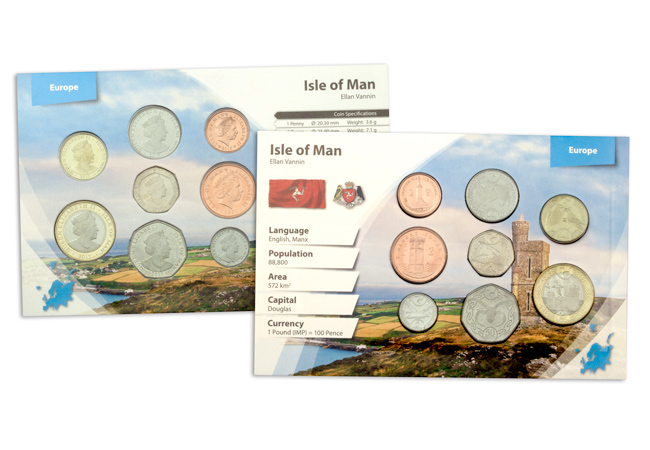 Isle of Man Definitive Coin Set